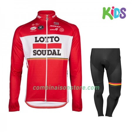Combinaison Cycliste M/L + Collant sans Bretelles 2017 Lotto-Soudal Enfant N001